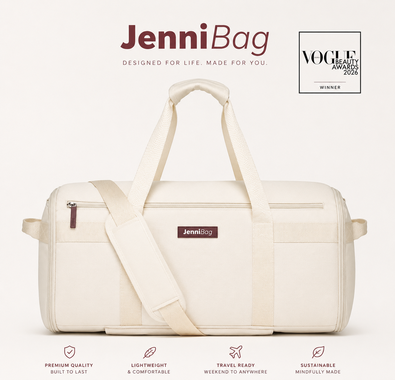 Jenni Multi-Pocket Travel Bag